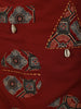 Maroon Traditional Butta Printed Design Cotton Salwar Suit with Dupatta