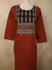 Maroon Traditional Leaf Printed Design Cotton Palazzo Suit with Dupatta