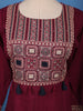 Maroon Ajrakh Design Printed Cotton Salwar Suit Set - Diadem