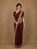 Maroon Butta Woven Design Banarasi Silk Saree