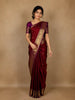Maroon Butta Woven Design Pure Kanchipuram Silk Saree
