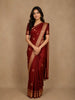 Maroon Butta Woven Design Pure Banarasi Saree