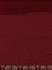 Maroon Elephant Motif Embellished Satin Saree - Diadem