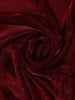 Maroon Elephant Motif Embellished Satin Saree - Diadem