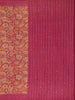 Maroon Floral Designed Chanderi Cotton Saree