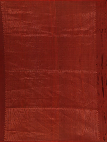 Maroon Floral Motif Woven Pure Kanchipuram Silk Saree - Diadem
