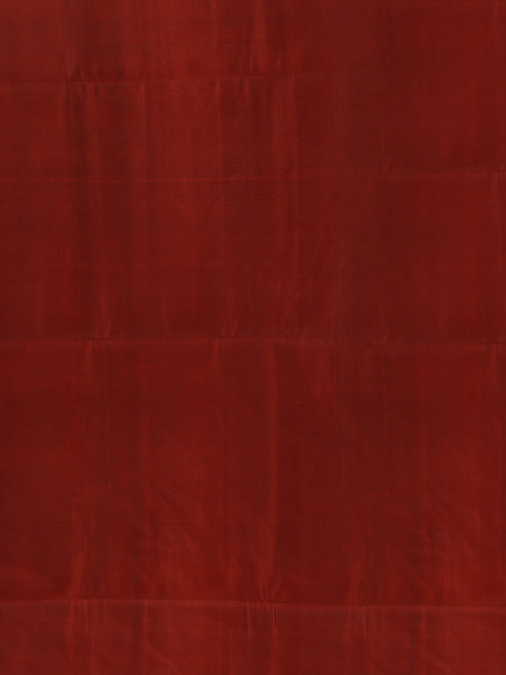 Maroon Floral Motif Woven Pure Kanchipuram Silk Saree - Diadem