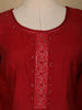 Maroon Floran Design Cotton Kurti