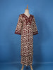 Maroon Geometric Printed Cotton Palazzo Salwar Suit - Diadem