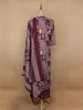 Maroon Multi-Print Straight Cut Salwar Suit - Diadem
