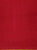 Maroon Pure Kanchipuram Bridal Silk Saree with Small Checked Design - Diadem