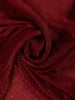 Maroon Red Sequins Embroidered Satin Saree