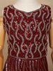 Maroon Sequins Designed Net Lehenga