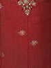 Maroon Sequins Embroidery Georgette Salwar Suit - Diadem