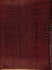 Maroon Small Checked Peacock Motif Design Silk Saree