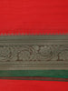 Maroon Solid Designed Woven Banarasi Silk Saree - Diadem