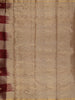 Maroon with Beige Checked Woven Design Pure Kanchipuram Silk Saree with Zari Border