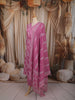 Mauve Pink Ikat Printed Design Pure Cotton Straight Cut Salwar Suit with Matching Dupatta