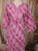 Mauve Pink Ikat Printed Design Pure Cotton Straight Cut Salwar Suit with Matching Dupatta