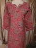Mauve Purple Floral Printed Design Cotton Straight Cut Salwar Suit with Dupatta