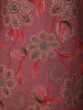 Mauve Purple Floral Printed Design Cotton Straight Cut Salwar Suit with Dupatta