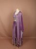 Mauve Purple Floral Sequins and Beads Embroidered Design Tissue Fancy Lehenga with Matching Dupatta