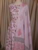 Mauve Purple Floral Wine Printed Design Cotton Anarkali Salwar Suit with Dupatta