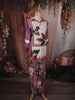 Mauve Purple Leaf Zardozi Embroidered Design Cotton Straight Cut Salwar Suit