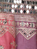 Mauve Rose Floral Designed Mirror Work Silk Bridesmaid Lehenga - Diadem