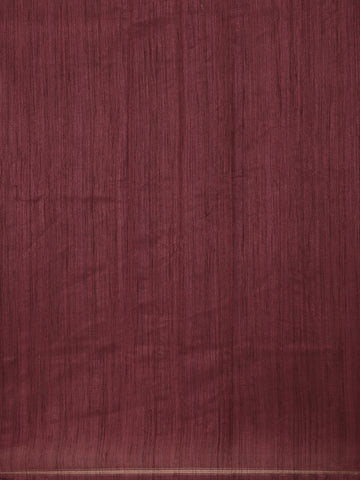 Mauve Floral Designed Semi Tussar Saree - Diadem