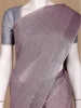 Mauve Stripes Designed Cotton Saree - Diadem