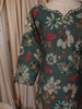 Meadow Green Floral Vine Printed Design Cotton Straight Cut Salwar Suit with Dupatta