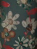 Meadow Green Floral Vine Printed Design Cotton Straight Cut Salwar Suit with Dupatta