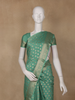 Mehendi Green Floral Zari Woven Mysore Silk Saree - Diadem