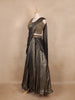 Metallic Bronze Pearl and Sequins Embroidered Lycra Lehenga