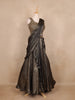 Metallic Bronze Pearl and Sequins Embroidered Lycra Lehenga