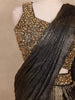 Metallic Bronze Pearl and Sequins Embroidered Lycra Lehenga