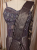 Metallic Taupe Sequins and Beads Embroidered Design Shimmer Ready to Wear Party Saree with Designer Corset Blouse