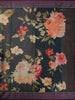 Midnight Blue Floral Printed Kota Cotton Saree - Diadem