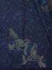 Midnight Navy Blue Abstract Woven Design Pure Kanchipuram Silk Saree