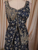 Midnight Navy Blue Floral Sequins and Zari Embroidered Design Banarasi Silk Lehenga with Matching Dupatta