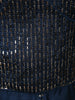 Midnight Navy Blue Heavy Silver Beads Embellished Design Semi Silk Party Wear Lehenga With Matching Dupatta
