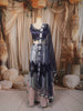 Midnight Navy Blue Heavy Stone Embellished Design Banarasi Silk Party Wear Lehenga with Matching Dupatta