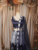 Midnight Navy Blue Heavy Stone Embellished Design Banarasi Silk Party Wear Lehenga with Matching Dupatta