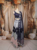 Midnight Navy Blue Heavy Stone Embellished Design Banarasi Silk Party Wear Lehenga with Matching Dupatta