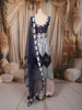 Midnight Navy Blue Heavy Stone Embellished Design Banarasi Silk Party Wear Lehenga with Matching Dupatta