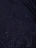 Midnight Navy Blue Heavy Stone Embellished Design Satin Party Wear Saree with Stone Work Border
