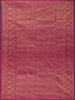 Midnight Navy Blue Paisley Butta Woven Design Pure Kanchipuram Silk Saree with Contrast Floral Border
