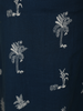 Midnight Navy Blue Thread Embroidered Design Cotton Salwar Suit with Dupatta
