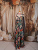 Midnight Navy Floral Printed and Stone Embellished Design Tissue Silk Fancy Lehenga with Matching Choker Dupatta